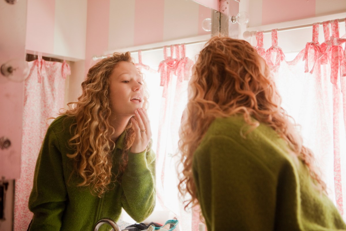 locken frau styling Badezimmer