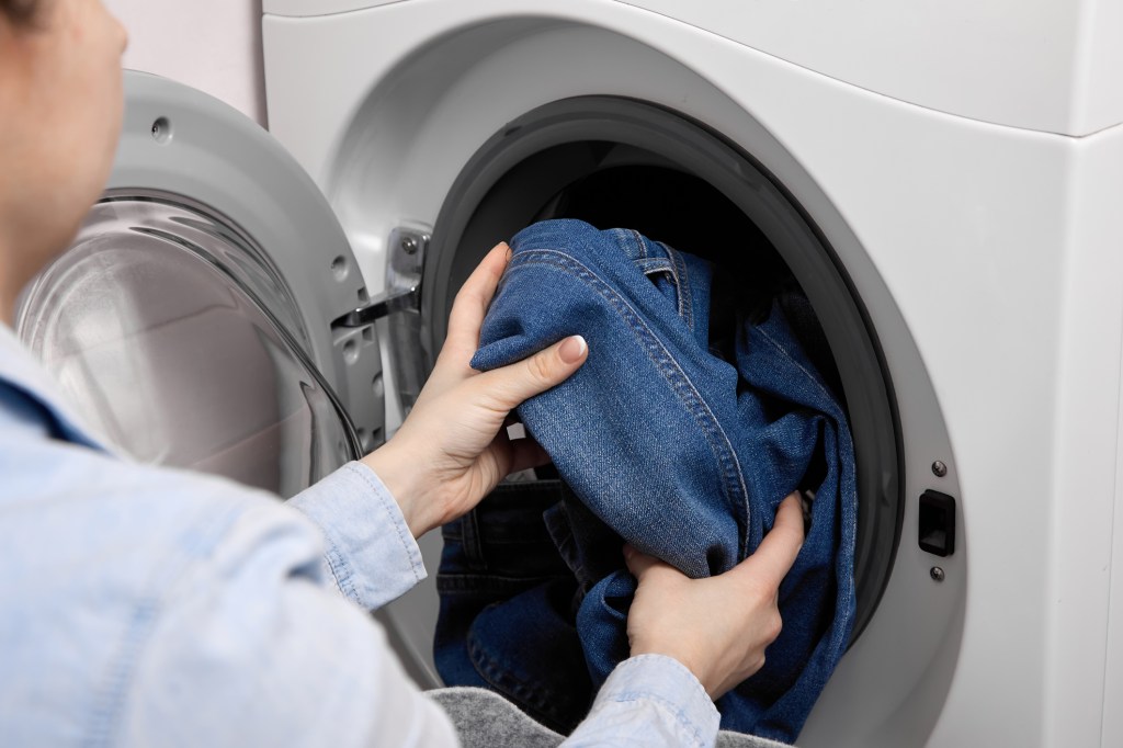 Jeans Waschmaschine