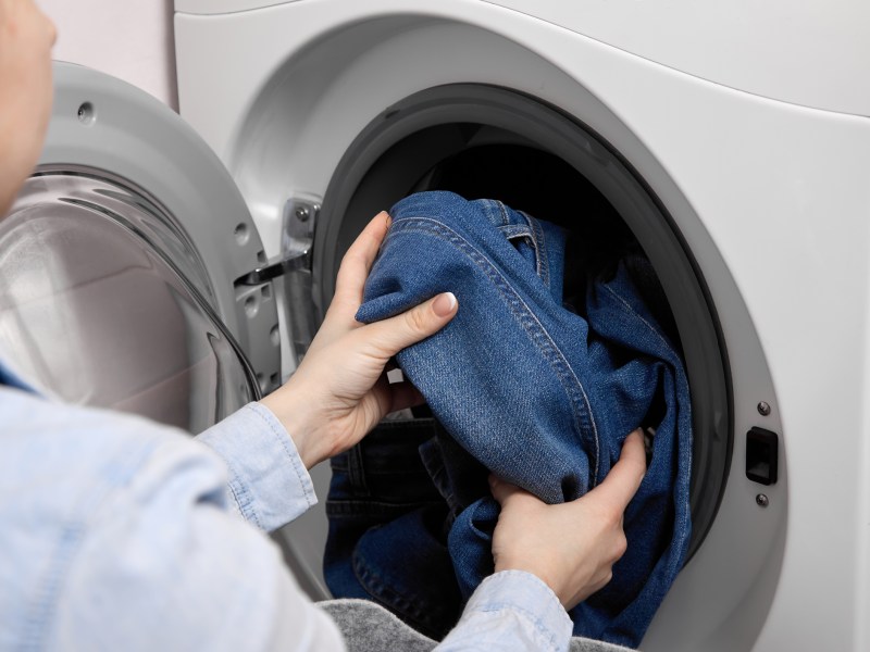 Jeans Waschmaschine