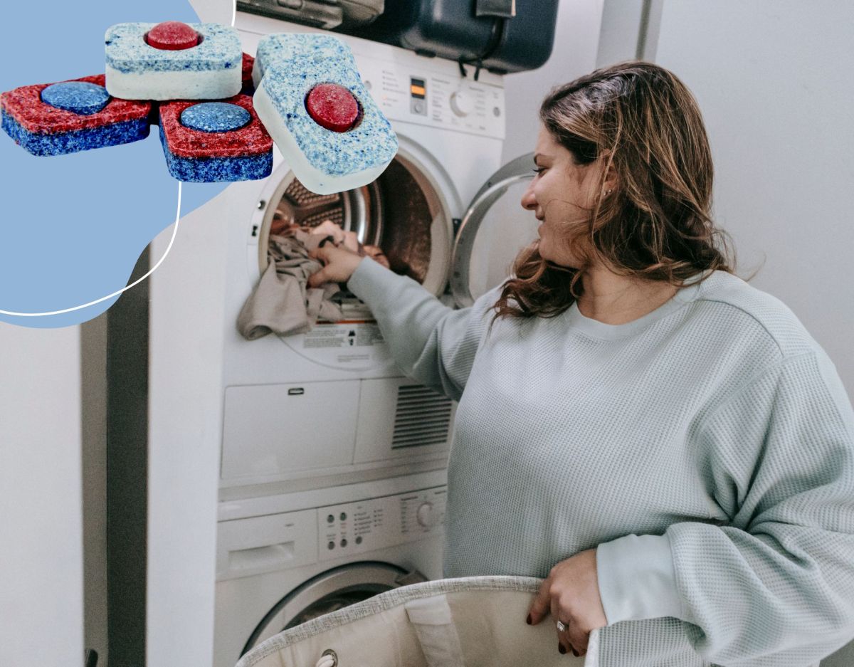 Spülmaschinentabs für die Waschmaschine