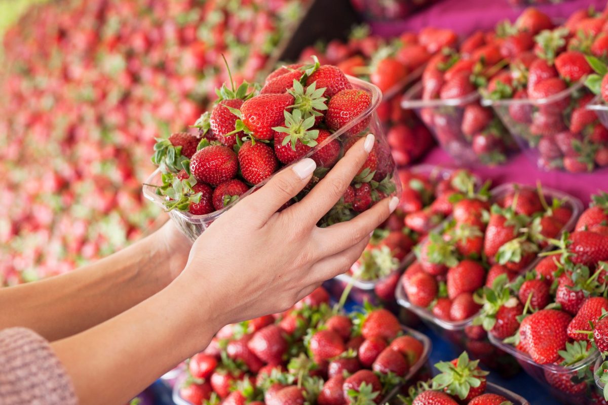 Erdbeeren Supermarkt