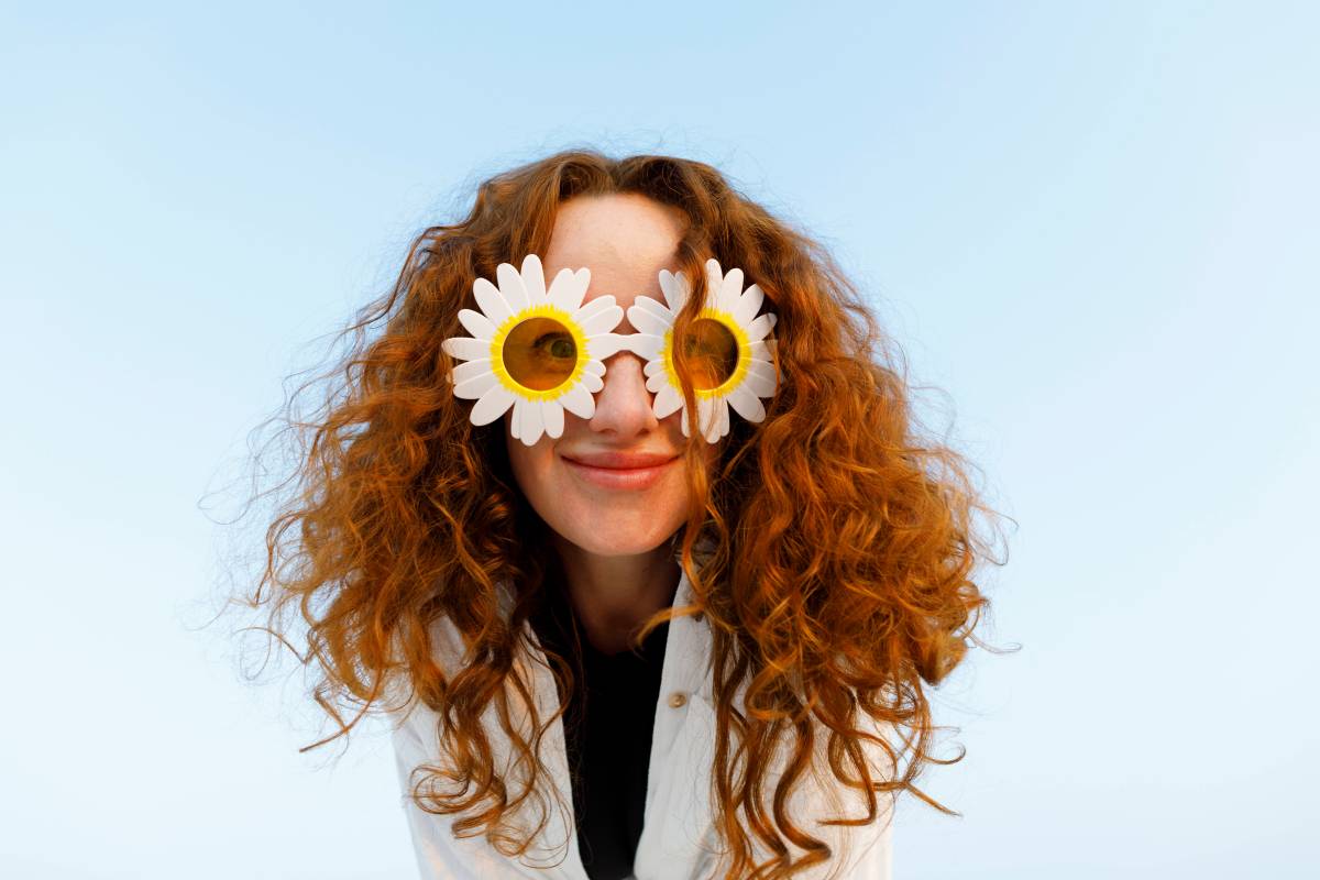 Frau mit roten Haaren