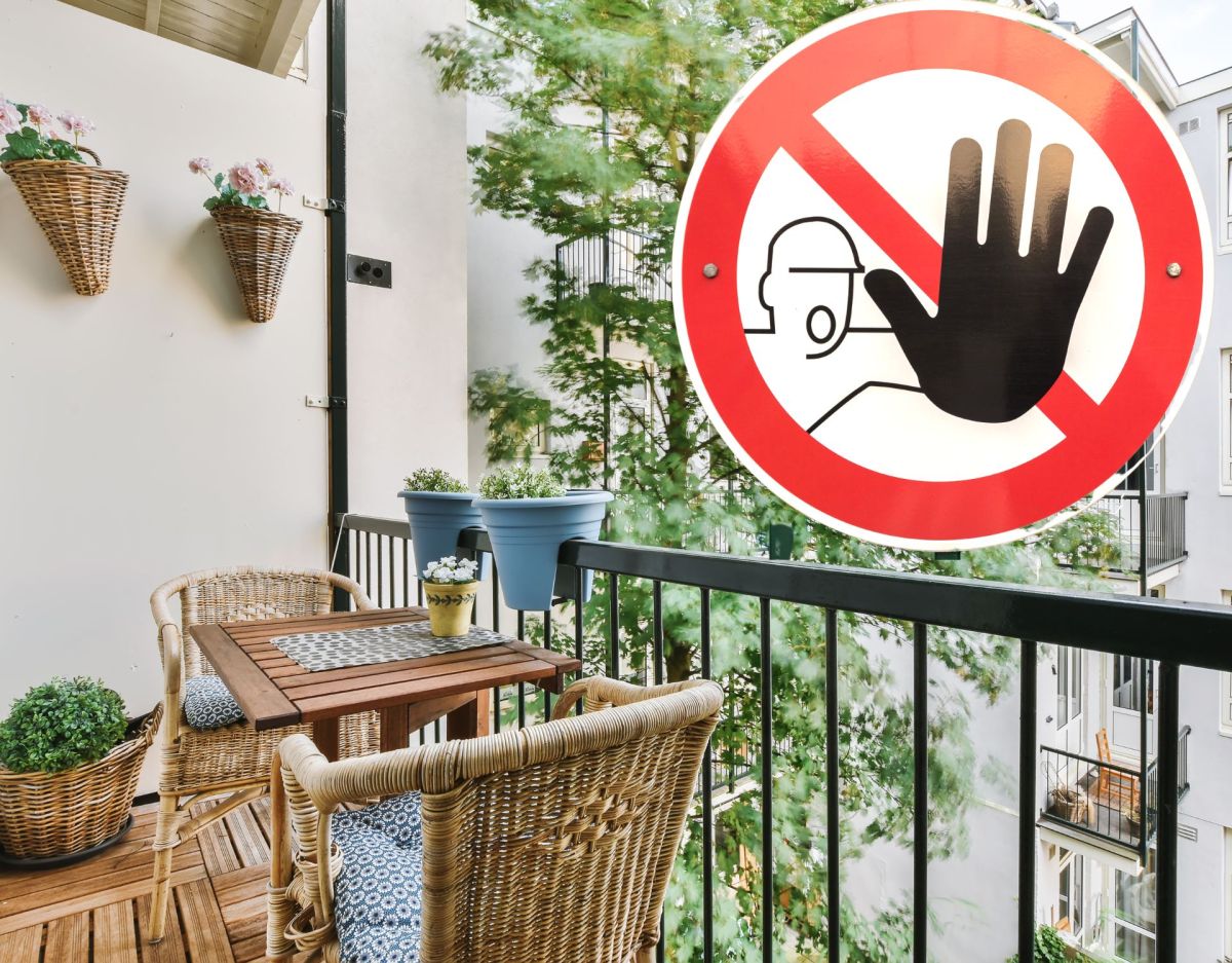 balkon verboten