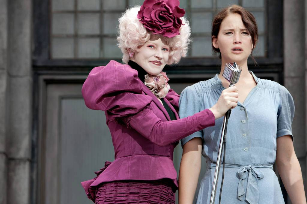 Katniss Everdeen und Effie Trinket