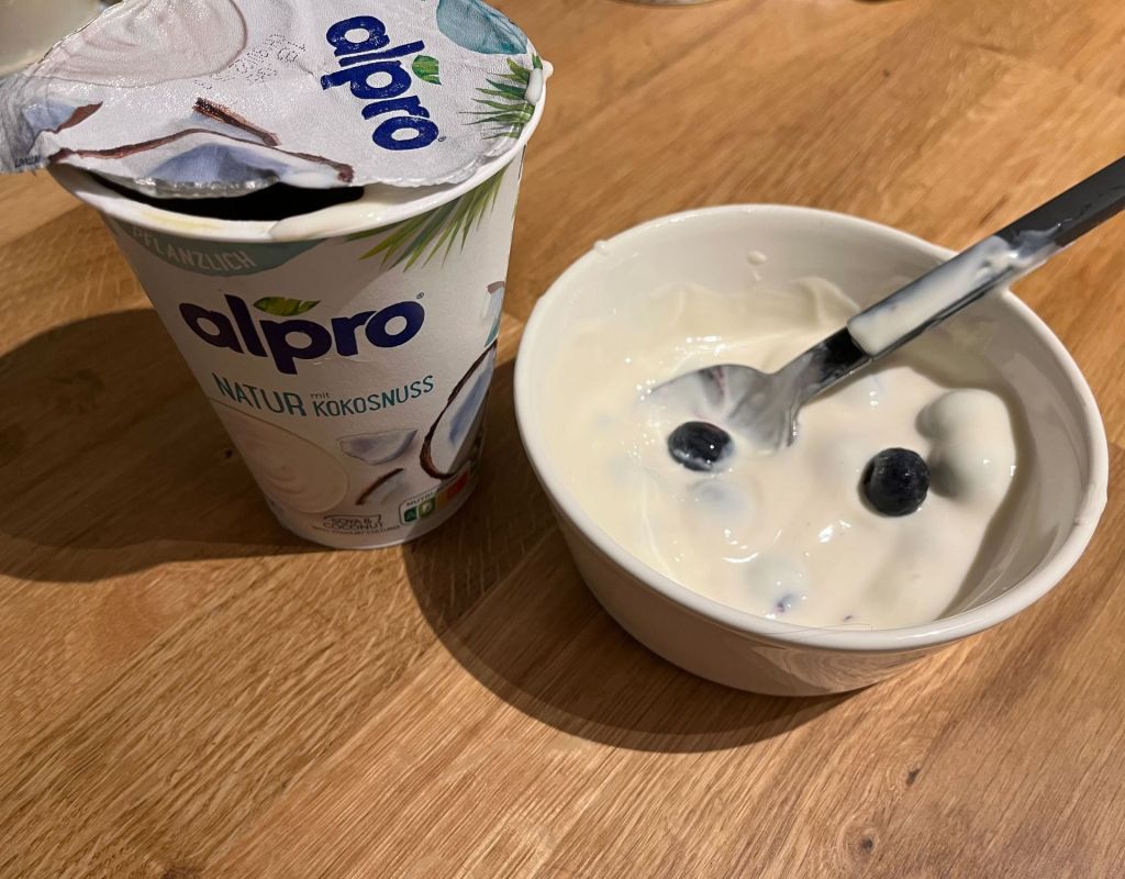 Blueberry Yoghurt Clusters Schritt 1