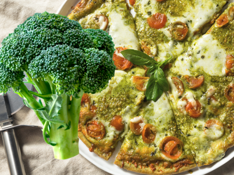 Brokkoli Pizza: Low Carb-Rezept ohne Mehl