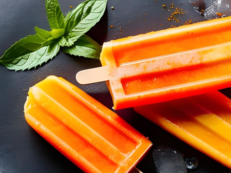 Aperol Spritz Eis am Stiel: Das Rezept