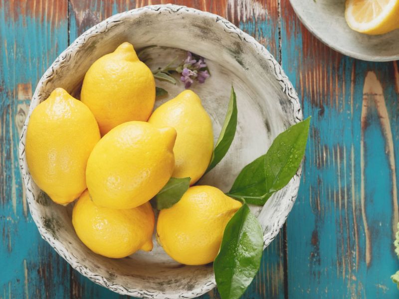Zitronen: Lemon Posset Dessert