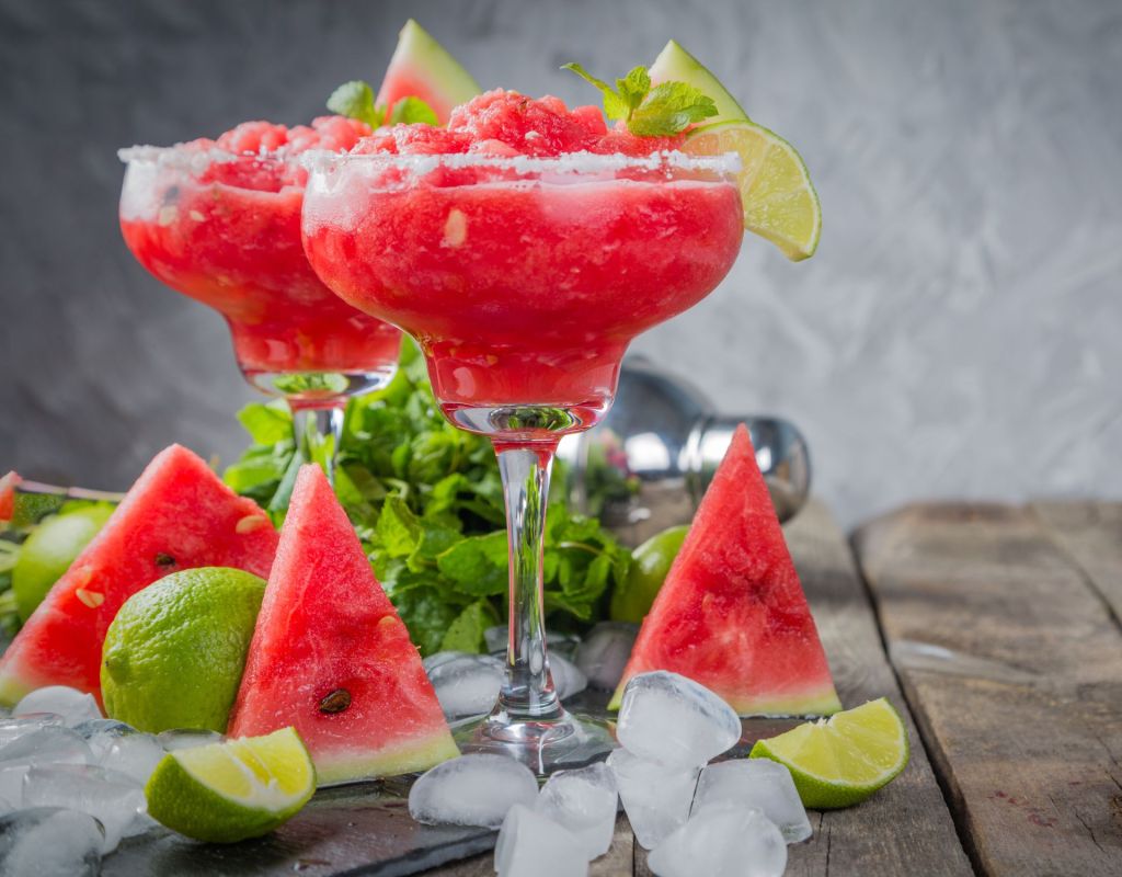 Watermelon Margarita: Wassermelone und Tequila
