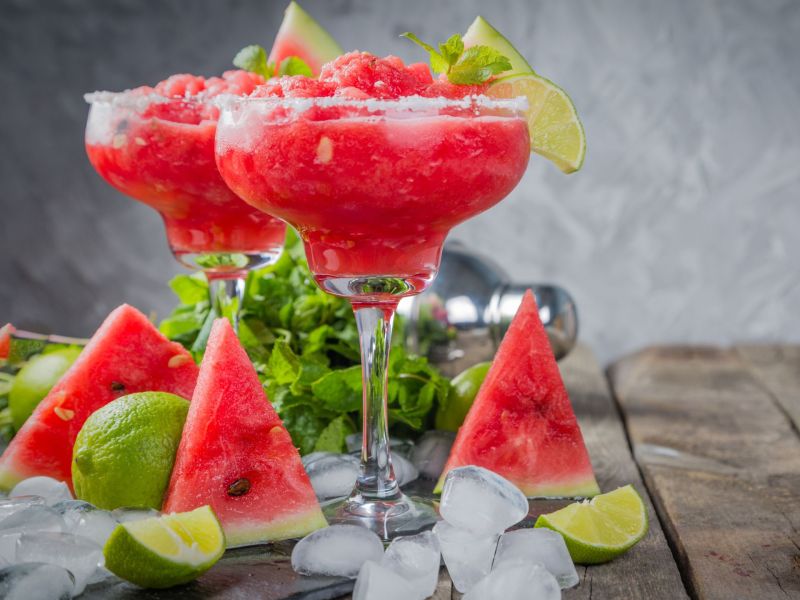 Watermelon Margarita: Wassermelone und Tequila