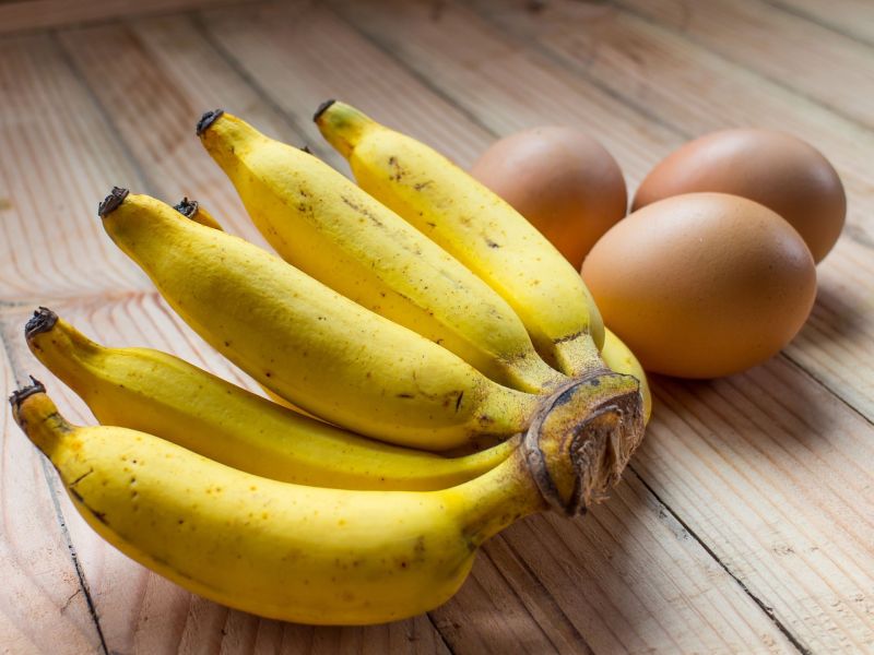 Du willst keine tierischen Produkte nutzen: Bananen sind beim Backen und Kochen ein toller Ei-Ersatz