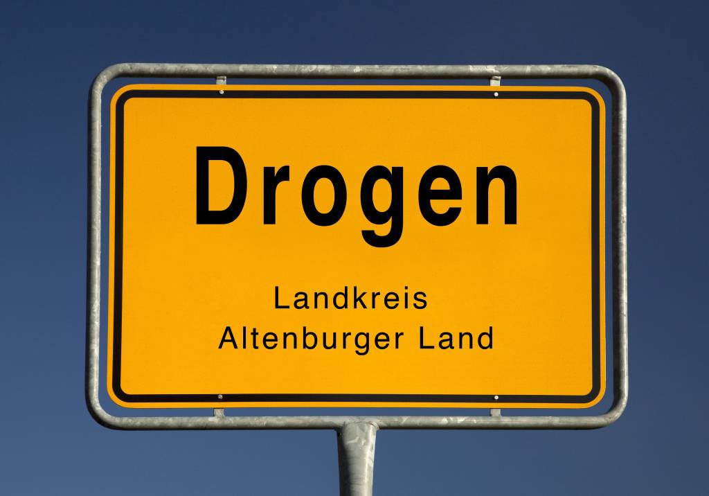 Lustige Städtenamen: Drogen, Ortsteil der Stadt Schmölln im Altenburger Land
