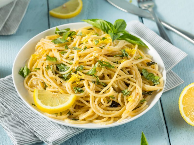 Zitronen-Spaghetti