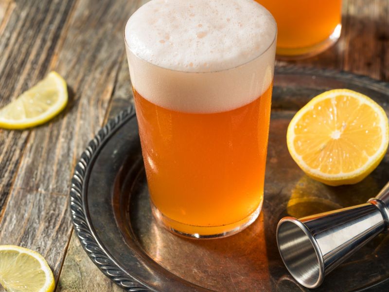 Spaghett: Bier und Aperol