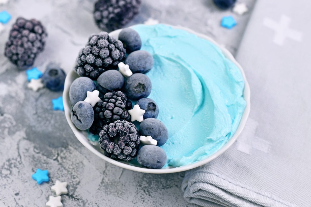 blaue Nicecream