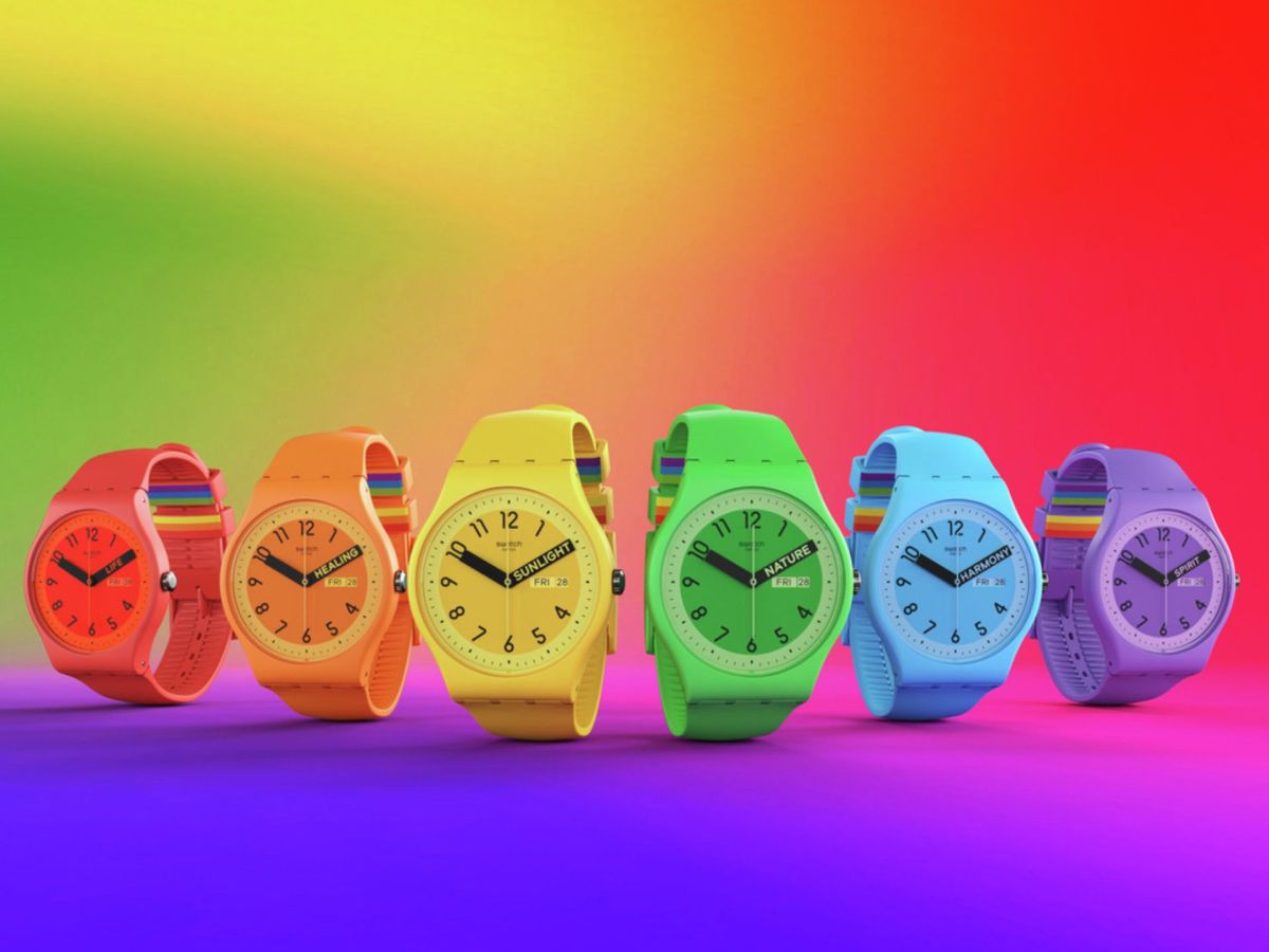 Regenbogen-Uhren sind in Malaysia verboten