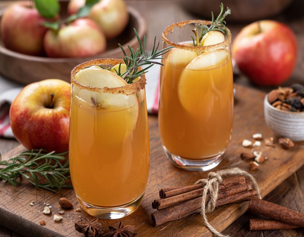 Apple Cider Spritz: Rezept für Herbst Drink