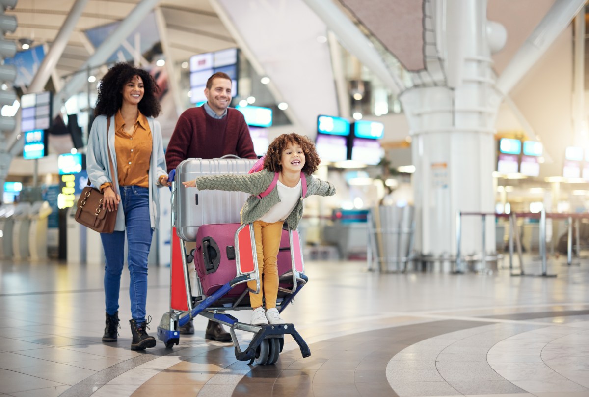 Familie Flughafen