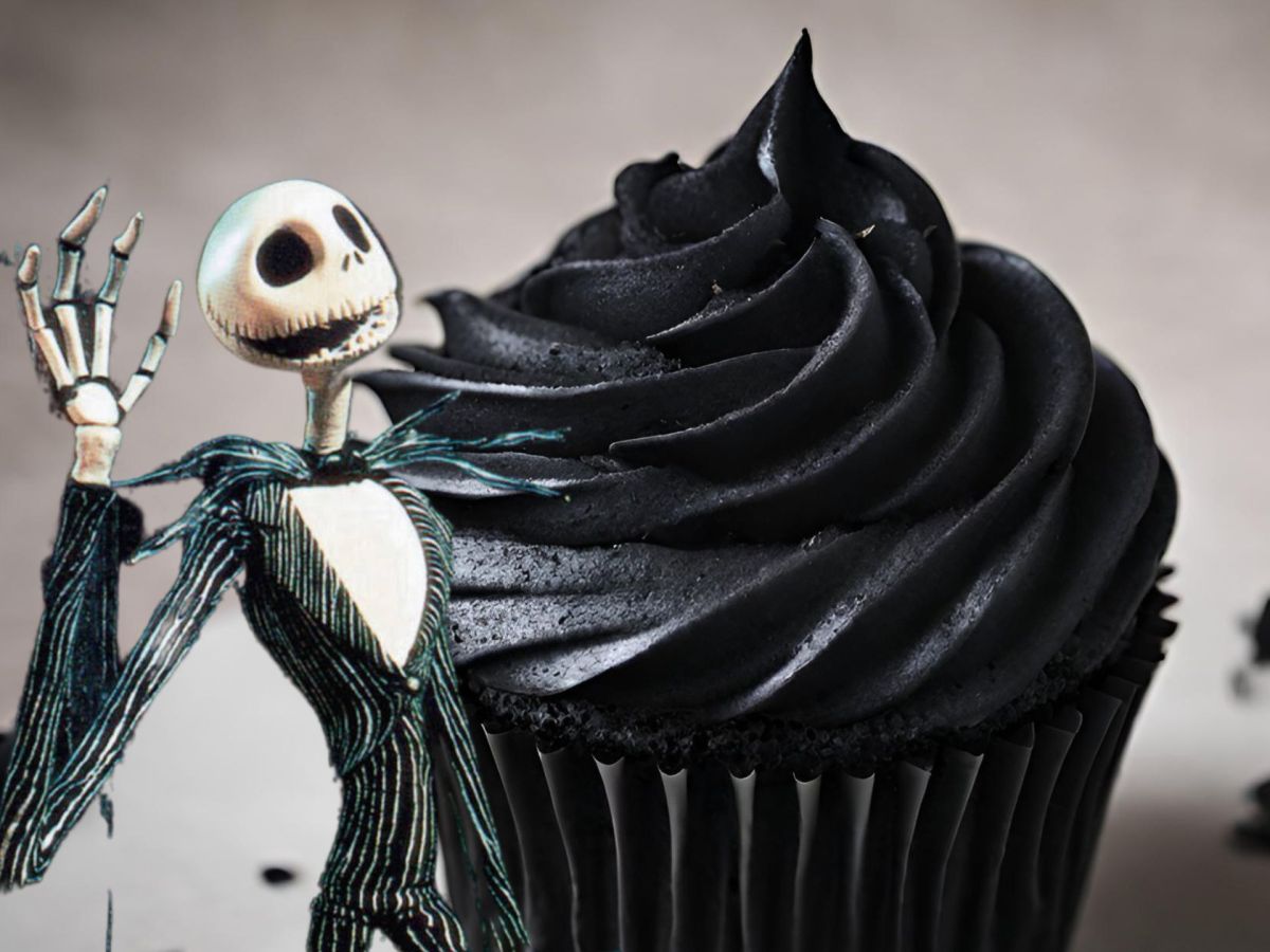 Jack Skellington-Cupcakes für Halloween selber machen