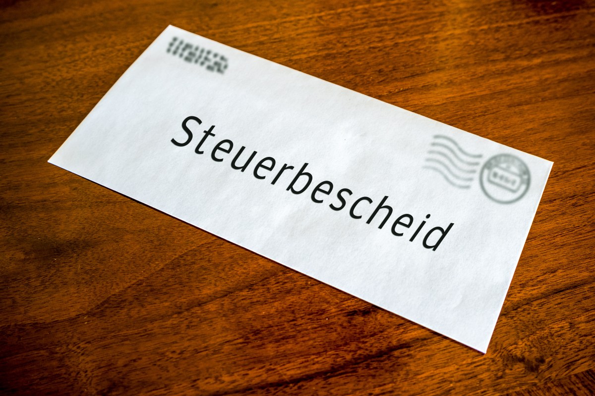 Ein Brief mit der Aufschrift 