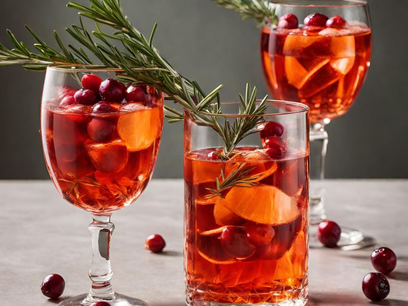 Winter Aperol Spritz: Rezept mit Cranberry Sirup