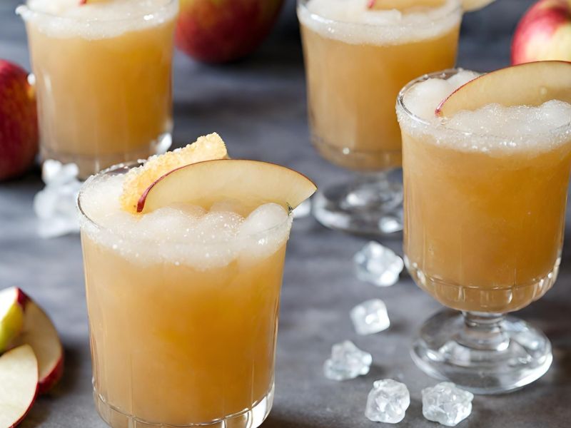 Apfelwein-Slush: Herbst-Cocktail