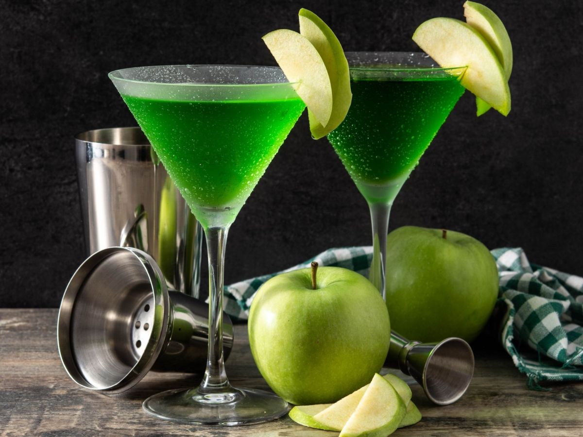 Appletini: Cocktail mit fruchtiger Note