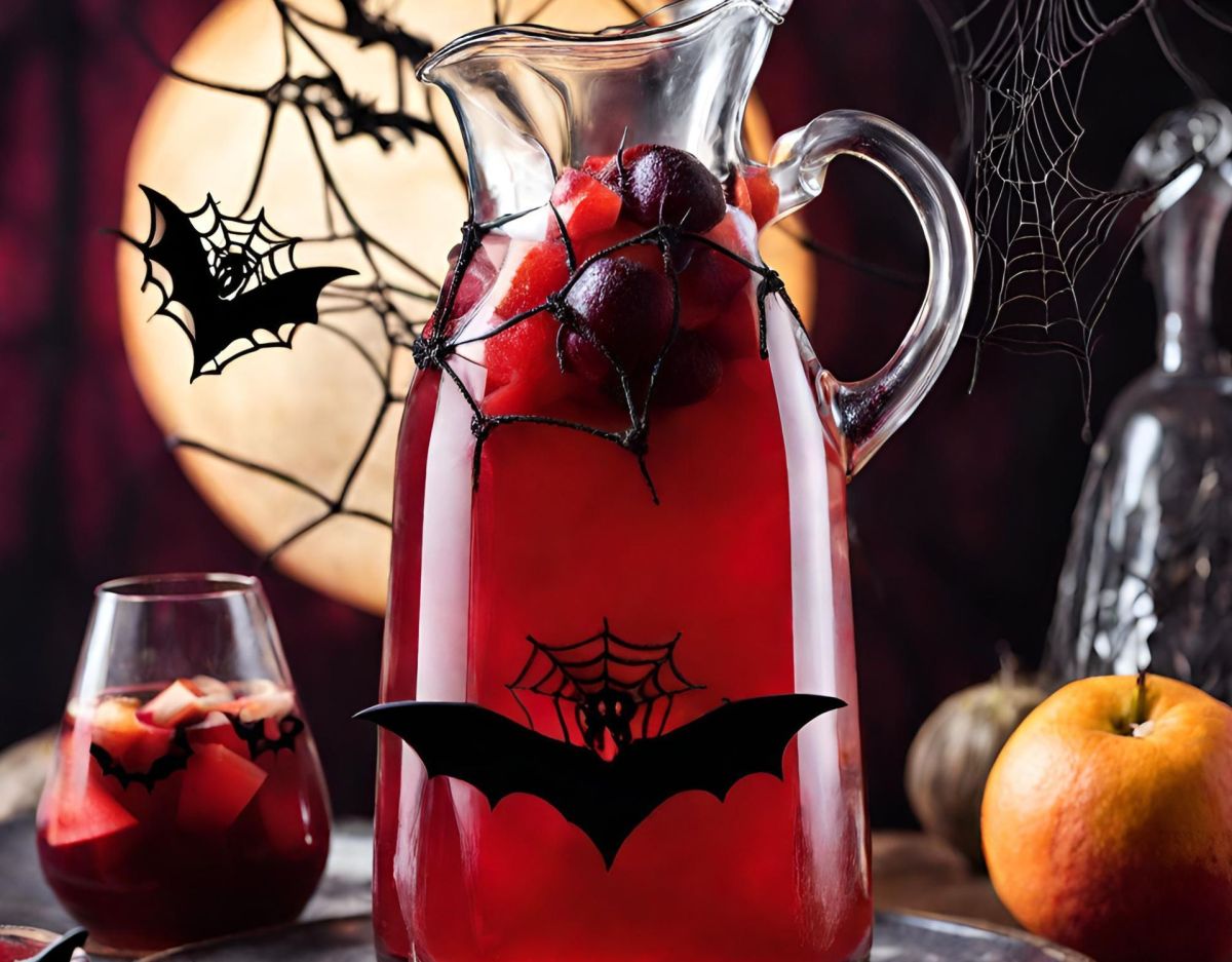 Halloween-Cocktail: Draculas Sangria