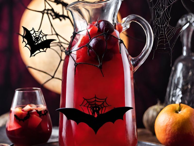 Halloween-Cocktail: Draculas Sangria