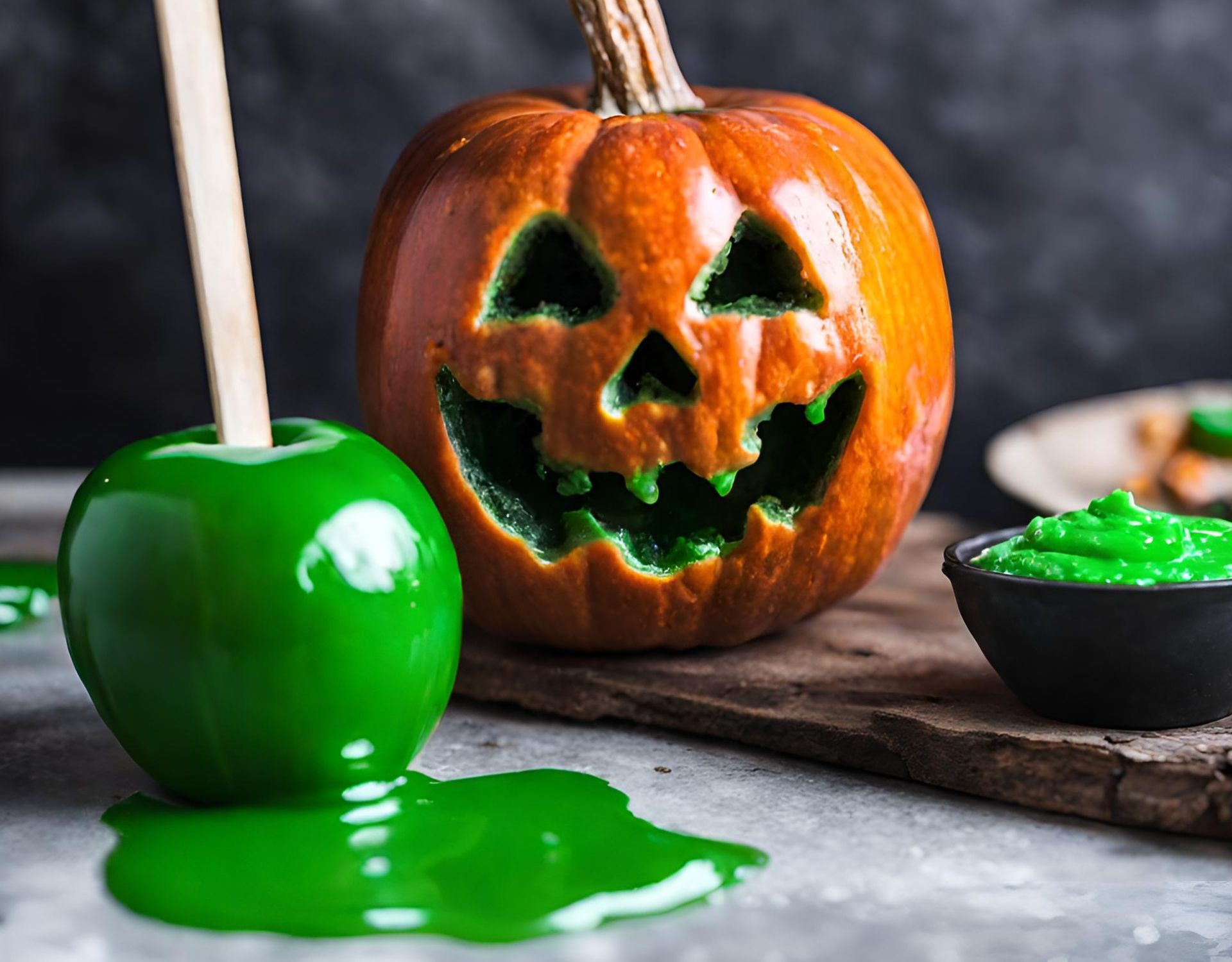 Halloween: Rezept für giftgrüne Liebesäpfel - wmn.de
