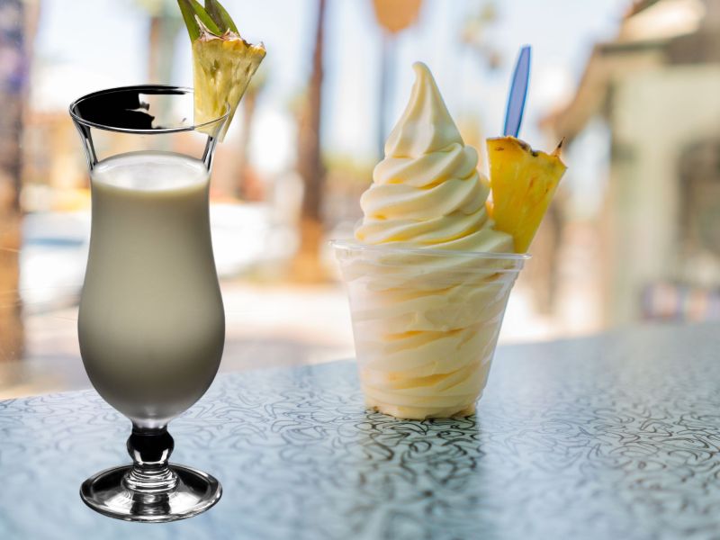 Dole Whip: Ein beliebtes Dessert im Disney Erlebnispark, als Cocktail