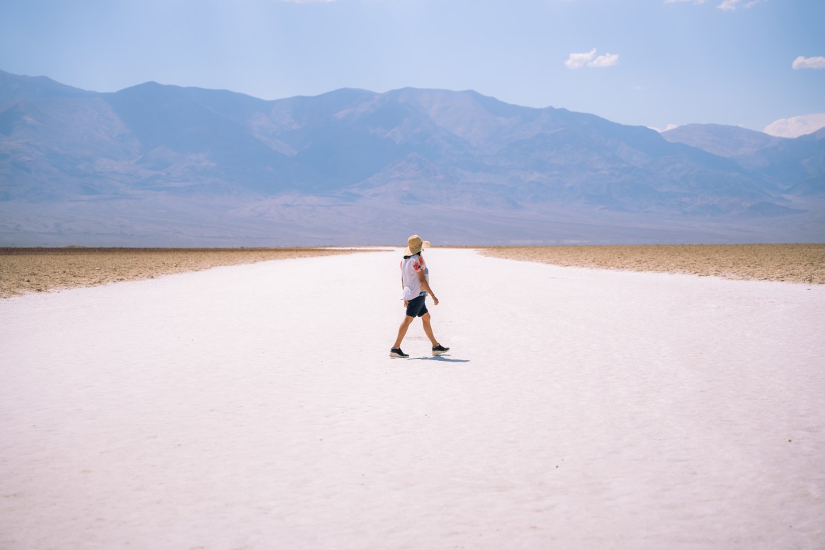 Death Valley Frau