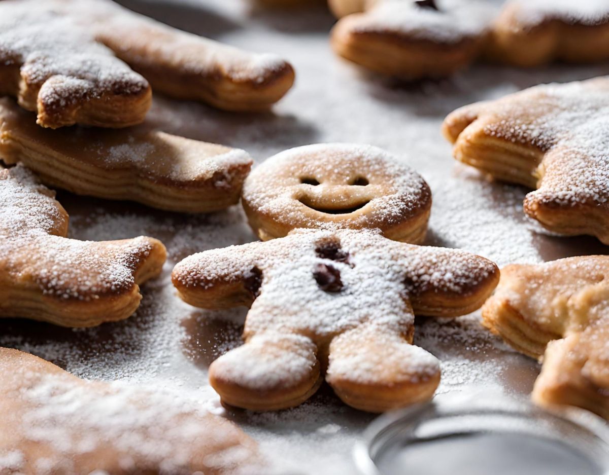 Blätterteig Rezept mit Nutella: Gingerbread-Man Form