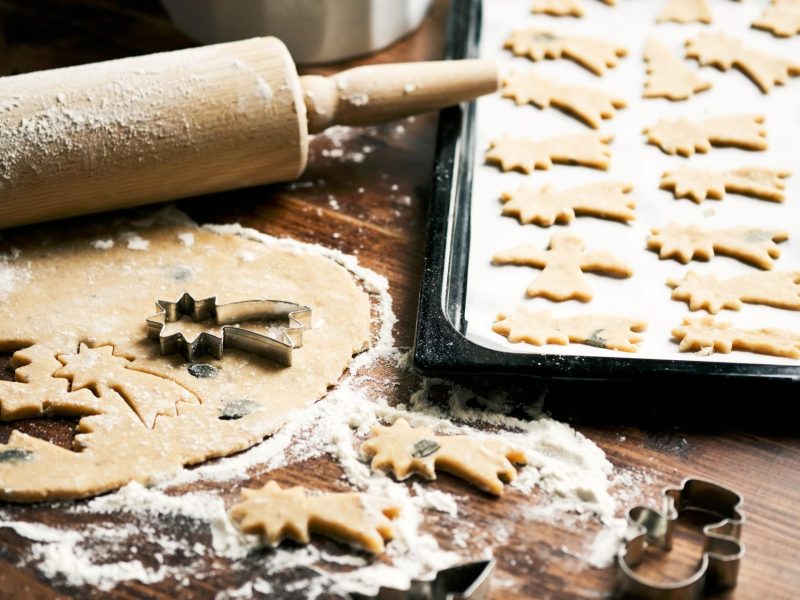 Plätzchen backen