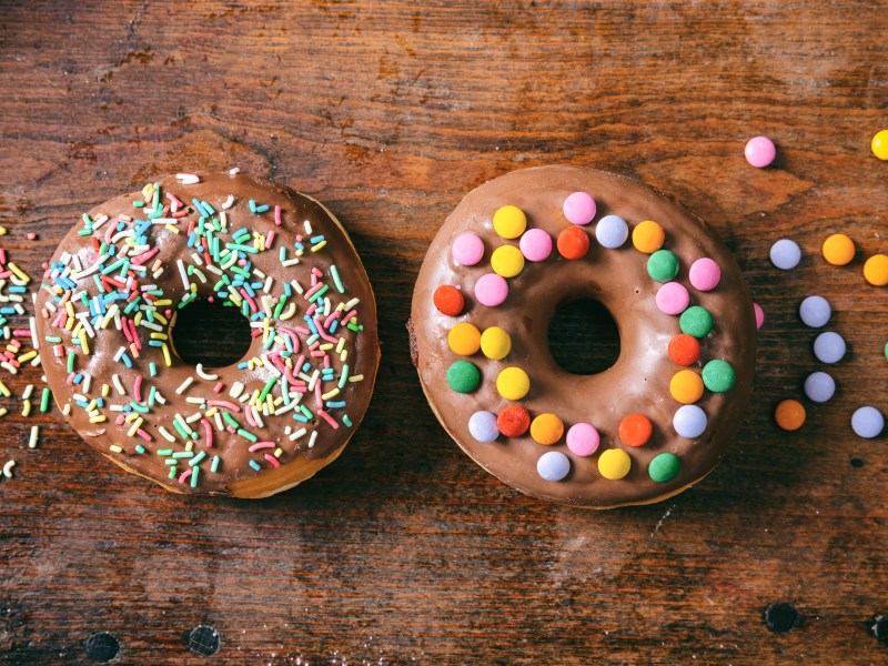 Protein Donuts mit Nutella und Biscoff (Symboldbild)