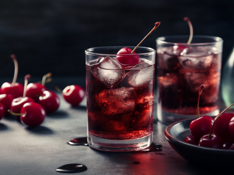 Frozen Vanilla Cherry Mocktail Rezept