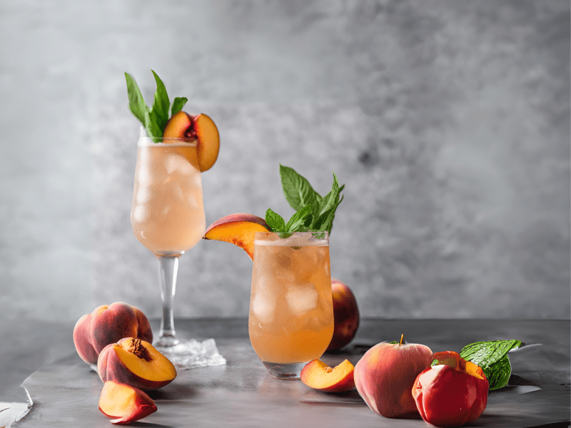 Ingwer Pfirsich Mocktail Rezept