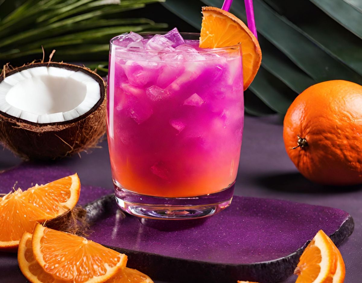 Blood Orange Coconut Mocktail für deinen Dry January