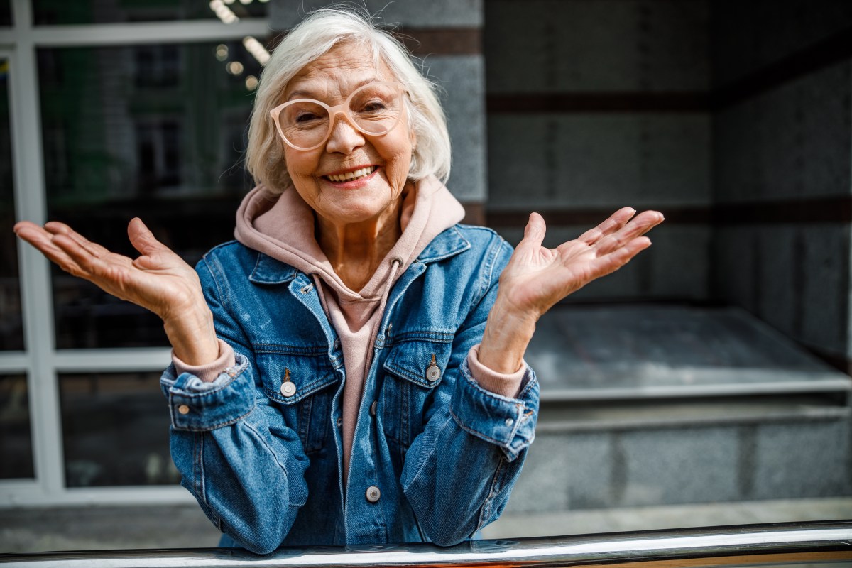 Narzisst im Alter reife Frau im Portrait