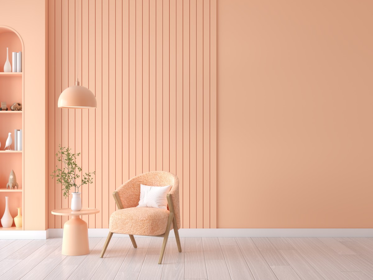 Peach Fuzz ist die Farbe des Jahres: So integrierst du sie in dein Wohnzimmer