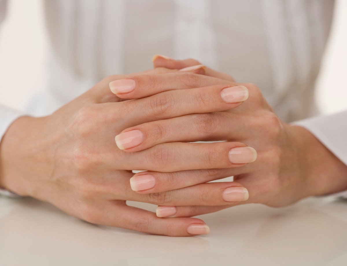 Cloudy French Nails