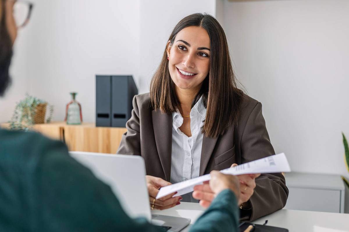 Frau Bewerbung