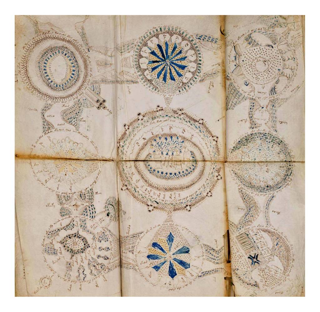 Blumen oder Rosetten? Was verbirg sich hinter dem Voynich-Buch, dem geheimnisvollsten Schriftstück der Welt? Quelle: IMAGO / Photo12