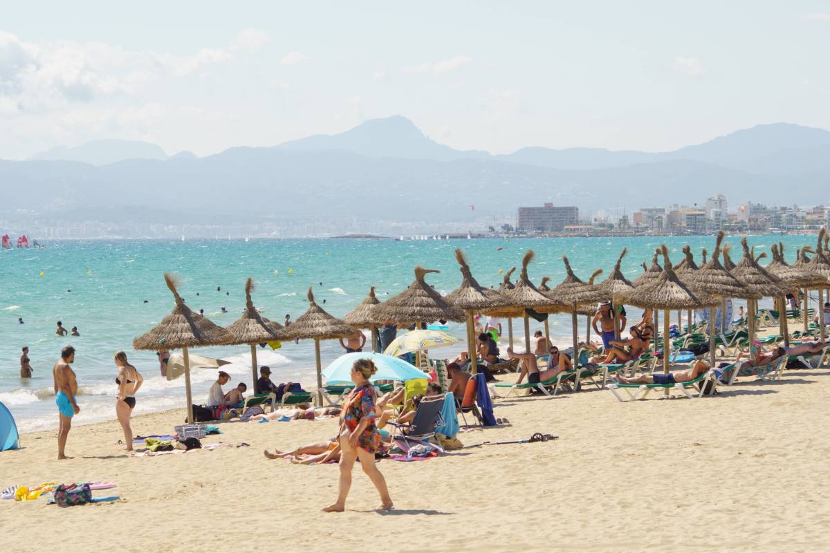 Der Strand von El Areal auf Mallorca.