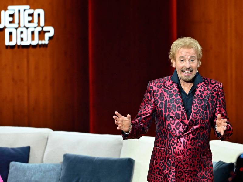 Thomas Gottschalk bei der TV-Sendung "Wetten dass?".