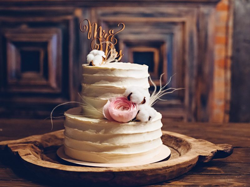vegane Hochzeitstorte