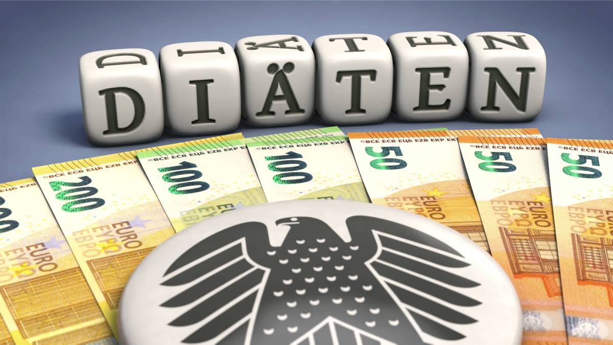 Mit weißen Würfeln wurde das Wort 