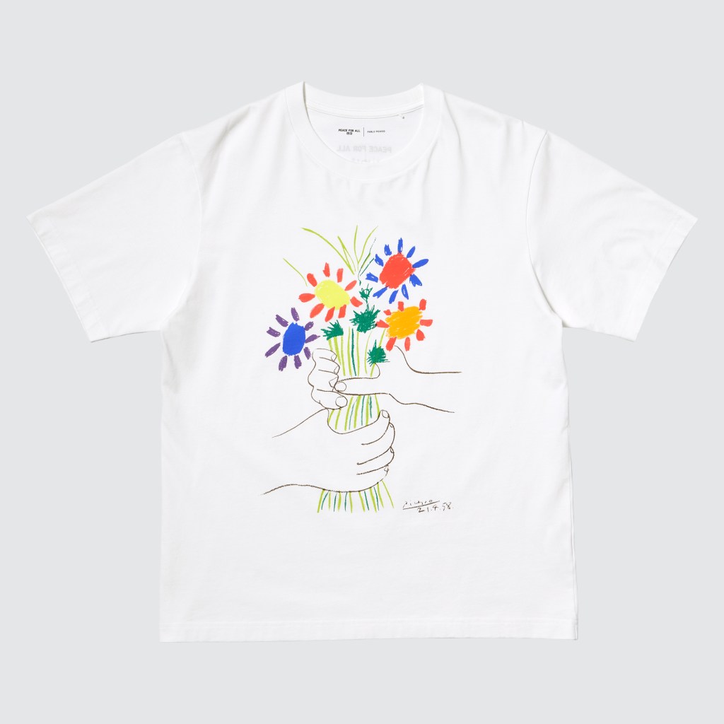 T-Shirt von UNIQLO mit Picassos „Bouquet of Friendship“ Kunstwerk