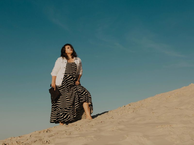 Plus Size Frau