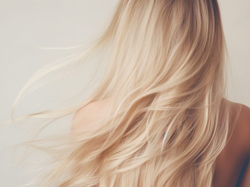 Blonde Haare